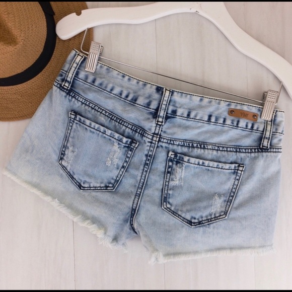 YMI Distressed Denim Shorts - Picture 2 of 7